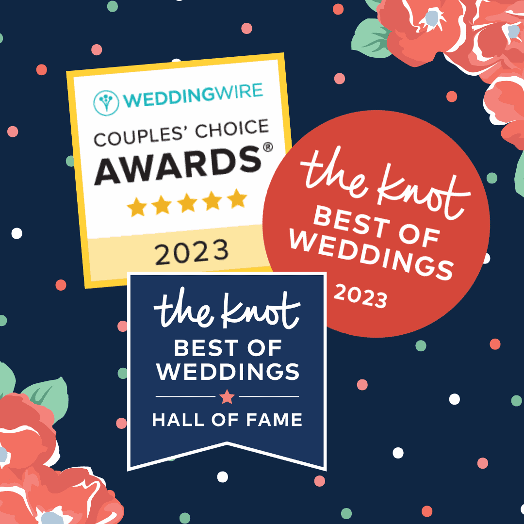 New Pace Weddings has been selected as a Best of Weddings & Couples' Choice Awards 2023 for The Knot & Wedding Wire!