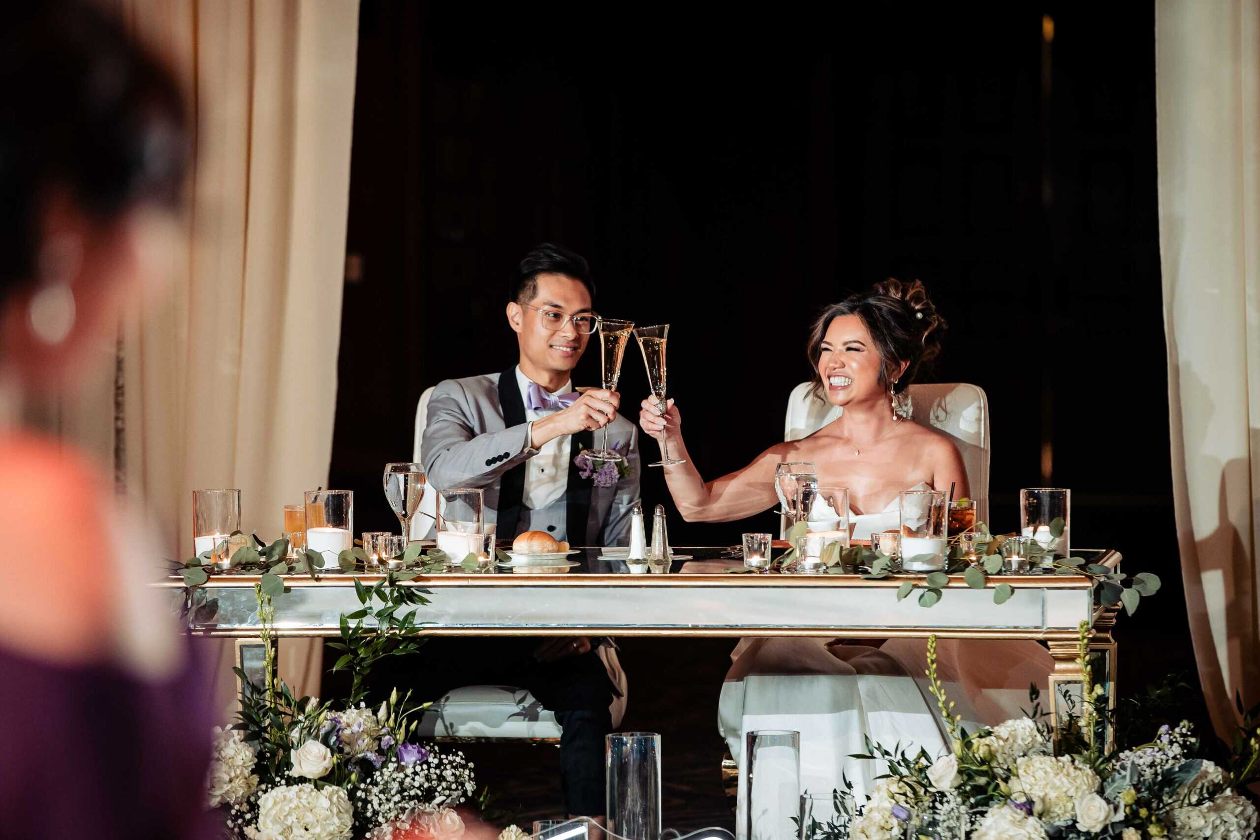 Crystal Tea Room wedding reception